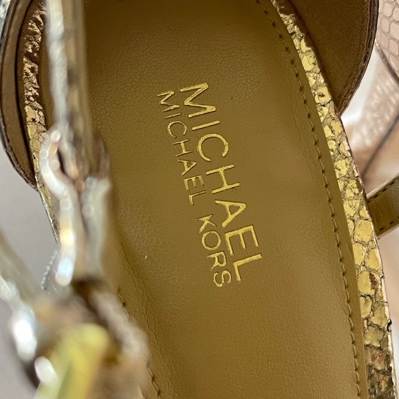 Michael Kors rose golden heels new size us 8.5 NWOT - Picture 10 of 14